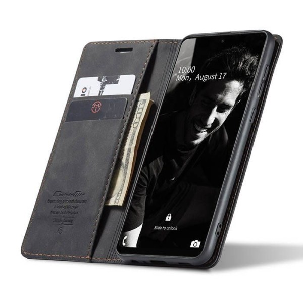 Чохол-книжка CaseMe Нубук для Samsung Galaxy A72 чорний