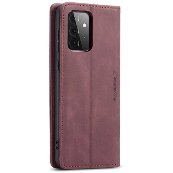 Чохол-книжка CaseMe Нубук для Samsung Galaxy A72 бордовий