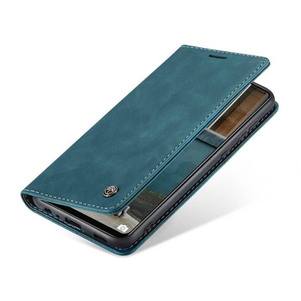 Чохол-книжка CaseMe Нубук для Samsung Galaxy A72 бірюзовий