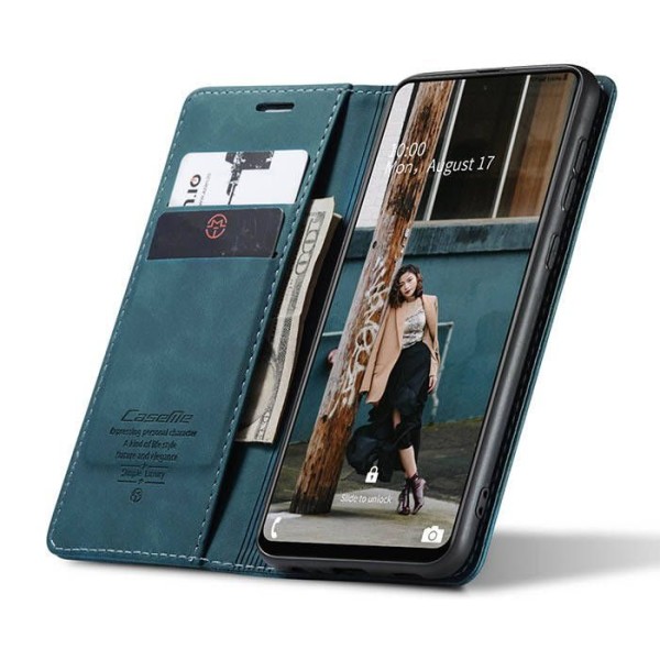 Чохол-книжка CaseMe Нубук для Samsung Galaxy A72 бірюзовий