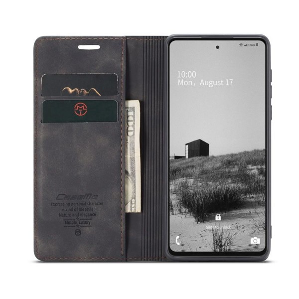 Чохол-книжка CaseMe Нубук для Samsung Galaxy A73 5G чорний