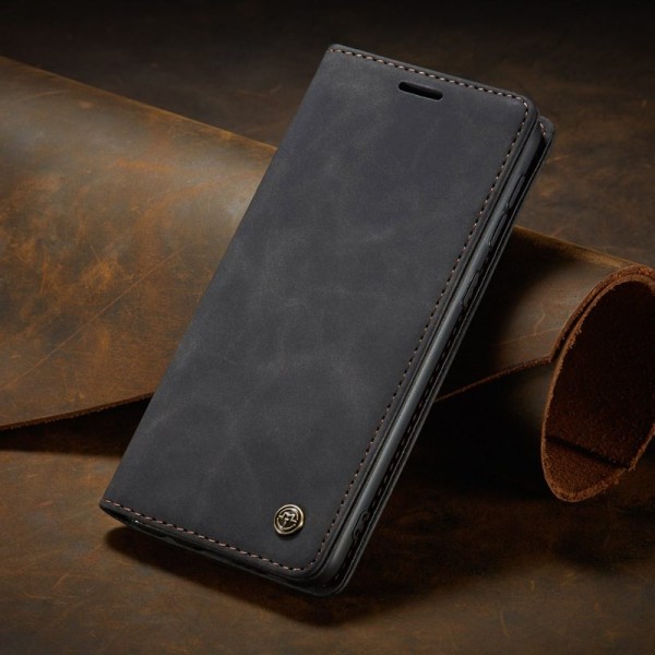 Чохол-книжка CaseMe Нубук для Samsung Galaxy M13 чорний