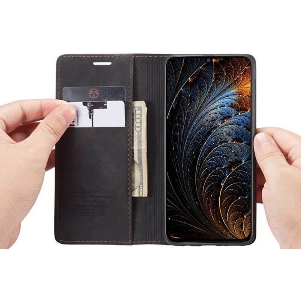 Чохол-книжка CaseMe Нубук для Samsung Galaxy M21s/M31 чорний