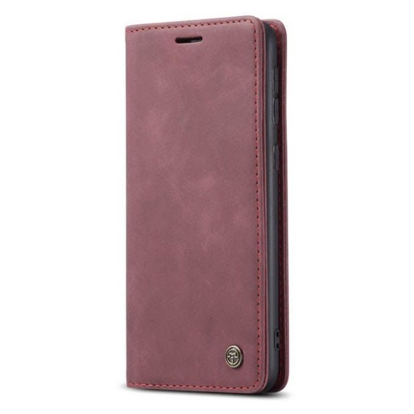 Чохол-книжка CaseMe Нубук для Samsung Galaxy M21s/M31 бордовий
