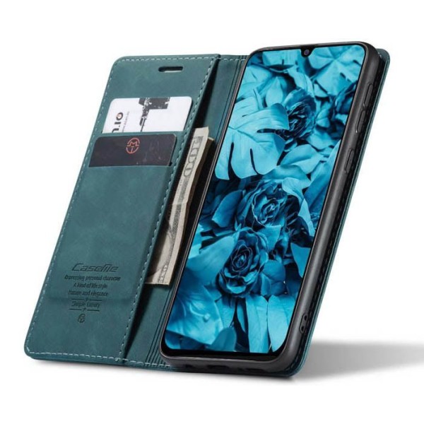 Чохол-книжка CaseMe Нубук для Samsung Galaxy M21s/M31 бірюзовий