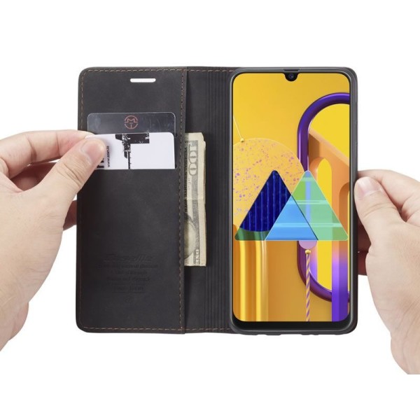 Чохол-книжка CaseMe Нубук для Samsung Galaxy M30s чорний