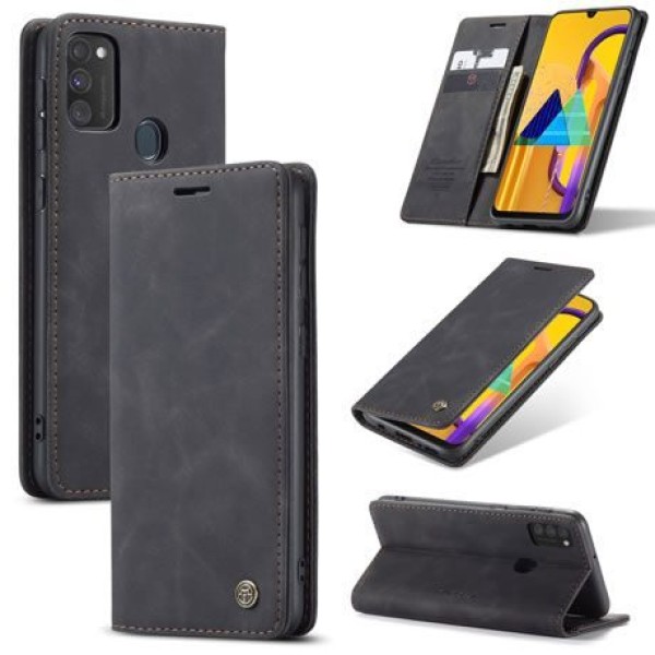Чохол-книжка CaseMe Нубук для Samsung Galaxy M30s чорний