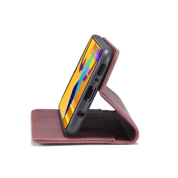 Чохол-книжка CaseMe Нубук для Samsung Galaxy M30s бордовий