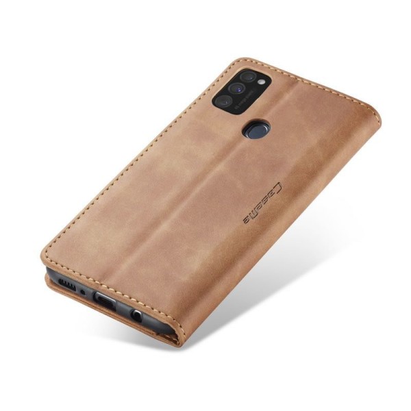 Чохол-книжка CaseMe Нубук для Samsung Galaxy M30s світло-коричневий