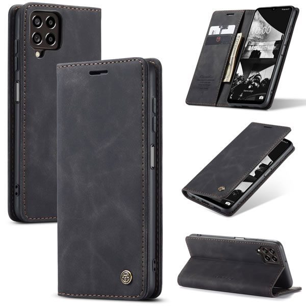 Чохол-книжка CaseMe Нубук для Samsung Galaxy M33 5G чорний
