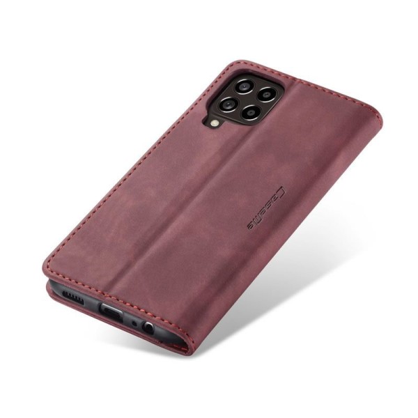 Чохол-книжка CaseMe Нубук для Samsung Galaxy M33 5G бордовий