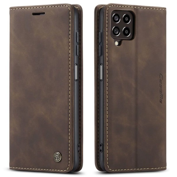 Чохол-книжка CaseMe Нубук для Samsung Galaxy M33 5G темно-коричневий