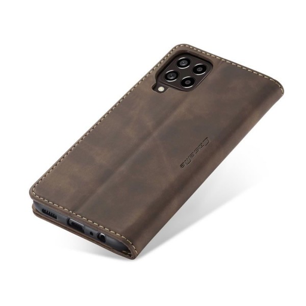 Чохол-книжка CaseMe Нубук для Samsung Galaxy M33 5G темно-коричневий