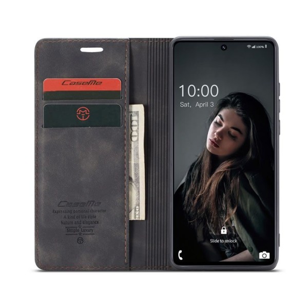 Чохол-книжка CaseMe Нубук для Samsung Galaxy M51 чорний