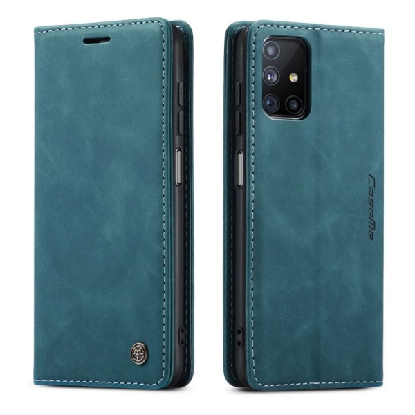 Чохол-книжка CaseMe Нубук для Samsung Galaxy M51 бірюзовий