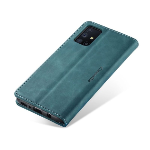 Чохол-книжка CaseMe Нубук для Samsung Galaxy M51 бірюзовий