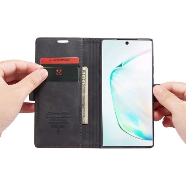 Чохол-книжка CaseMe Нубук для Samsung Galaxy Note 10 Lite чорний