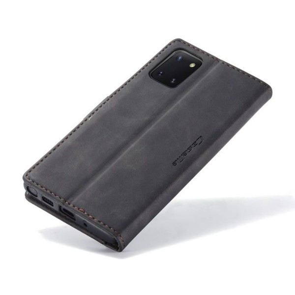 Чохол-книжка CaseMe Нубук для Samsung Galaxy Note 10 Lite чорний
