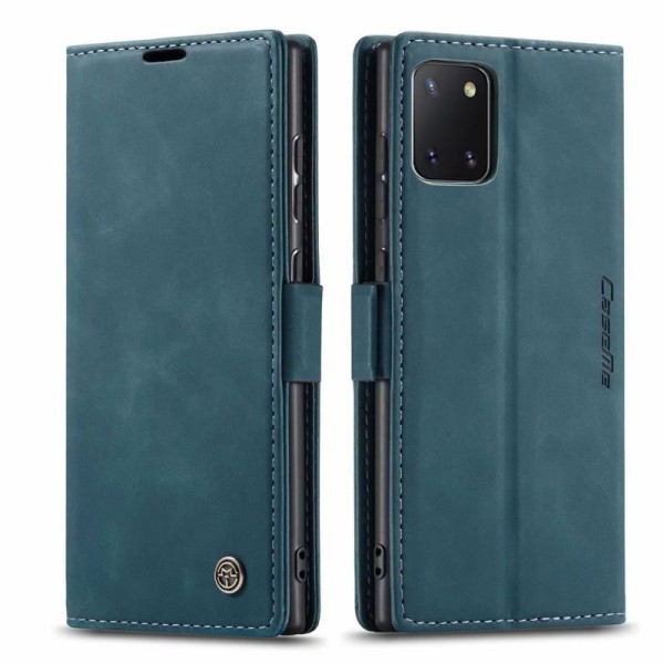 Чохол-книжка CaseMe Нубук для Samsung Galaxy Note 10 Lite бірюзовий