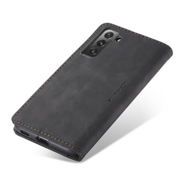 Чохол-книжка CaseMe Нубук для Samsung Galaxy S21 FE чорний