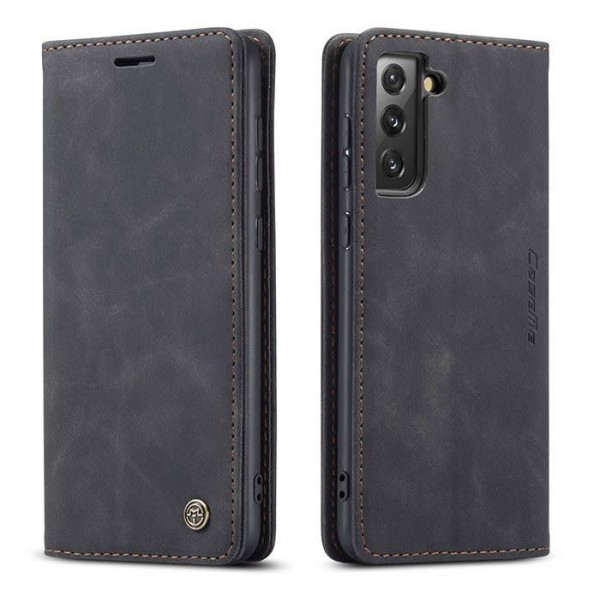 Чохол-книжка CaseMe Нубук для Samsung Galaxy S21 FE чорний