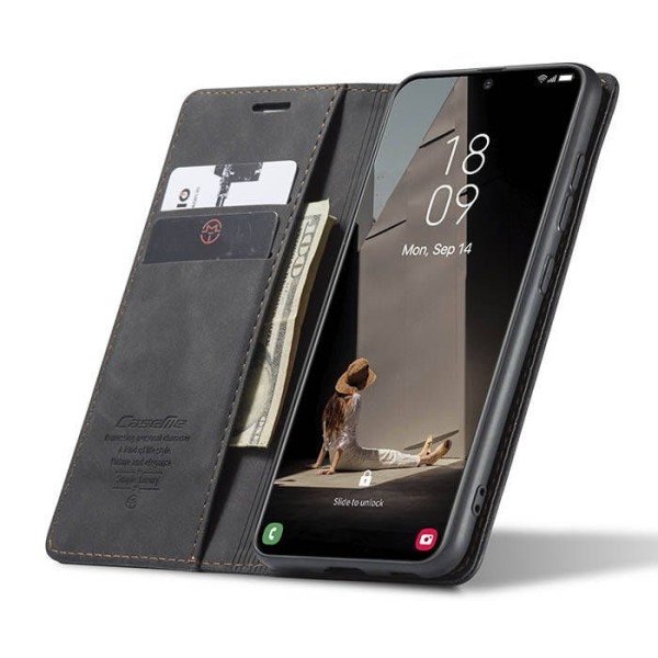 Чохол-книжка CaseMe Нубук для Samsung Galaxy S21 FE чорний