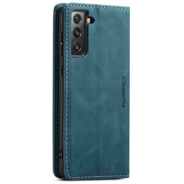 Чохол-книжка CaseMe Нубук для Samsung Galaxy S21 FE бірюзовий