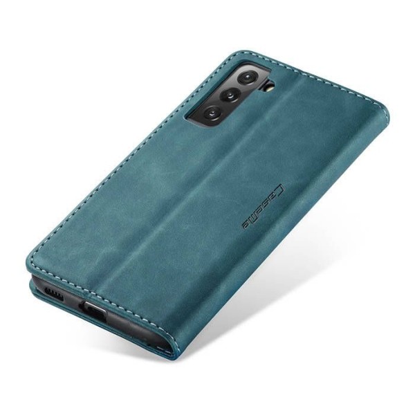Чохол-книжка CaseMe Нубук для Samsung Galaxy S21 FE бірюзовий