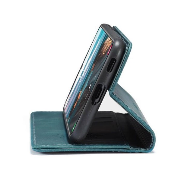 Чохол-книжка CaseMe Нубук для Samsung Galaxy S21 FE бірюзовий