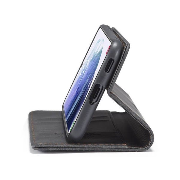 Чохол-книжка CaseMe Нубук для Samsung Galaxy S21 Plus чорний