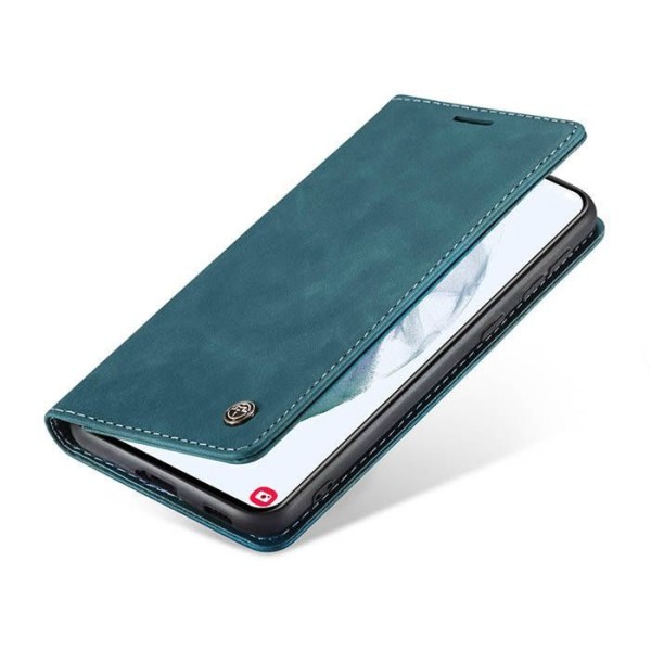 Чохол-книжка CaseMe Нубук для Samsung Galaxy S21 Plus бірюзовий