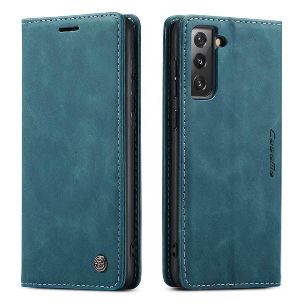 Чохол-книжка CaseMe Нубук для Samsung Galaxy S21 Plus бірюзовий