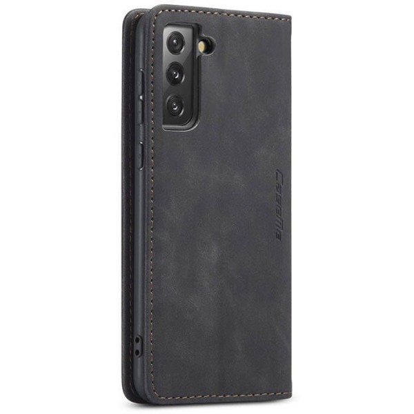 Чохол-книжка CaseMe Нубук для Samsung Galaxy S21 чорний