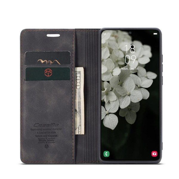 Чохол-книжка CaseMe Нубук для Samsung Galaxy S22 Plus чорний