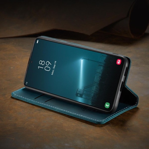Чохол-книжка CaseMe Нубук для Samsung Galaxy S22 Plus бірюзовий