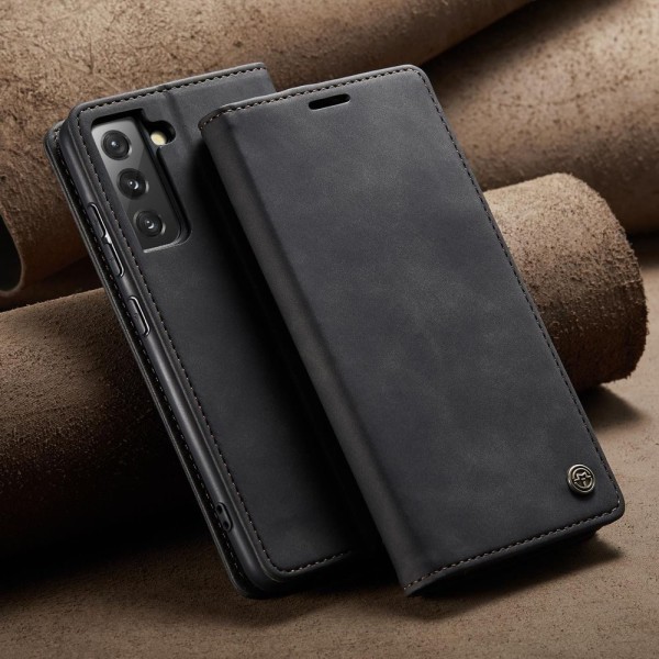 Чохол-книжка CaseMe Нубук для Samsung Galaxy S22 чорний
