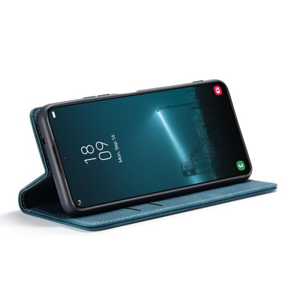 Чохол-книжка CaseMe Нубук для Samsung Galaxy S22 бірюзовий