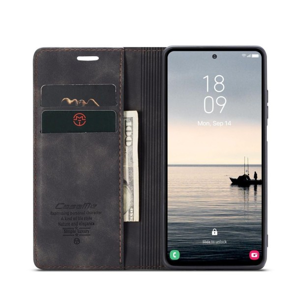 Чохол-книжка CaseMe Нубук для Samsung Galaxy S23 FE чорний