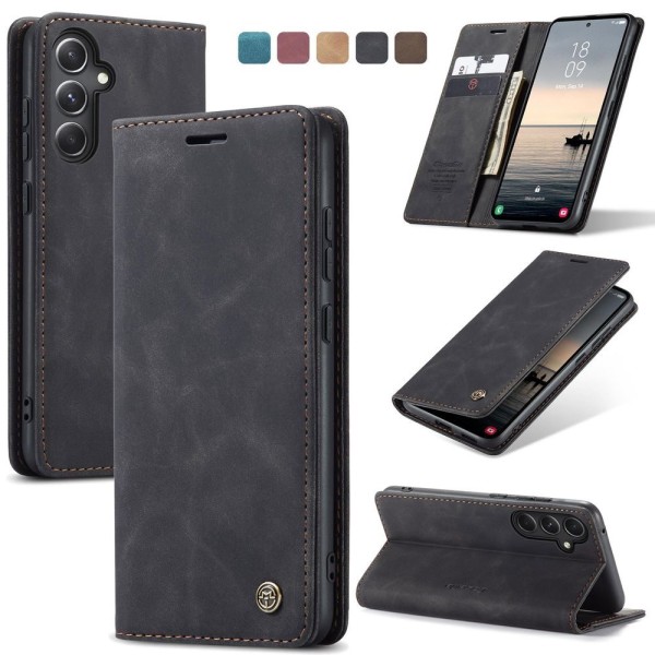 Чохол-книжка CaseMe Нубук для Samsung Galaxy S23 FE чорний