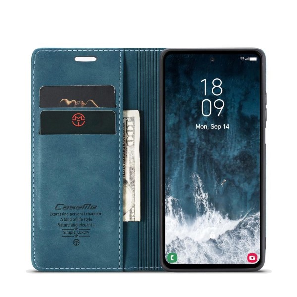 Чохол-книжка CaseMe Нубук для Samsung Galaxy S23 FE бірюзовий
