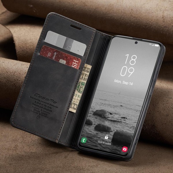 Чохол-книжка CaseMe Нубук для Samsung Galaxy S23 Plus чорний