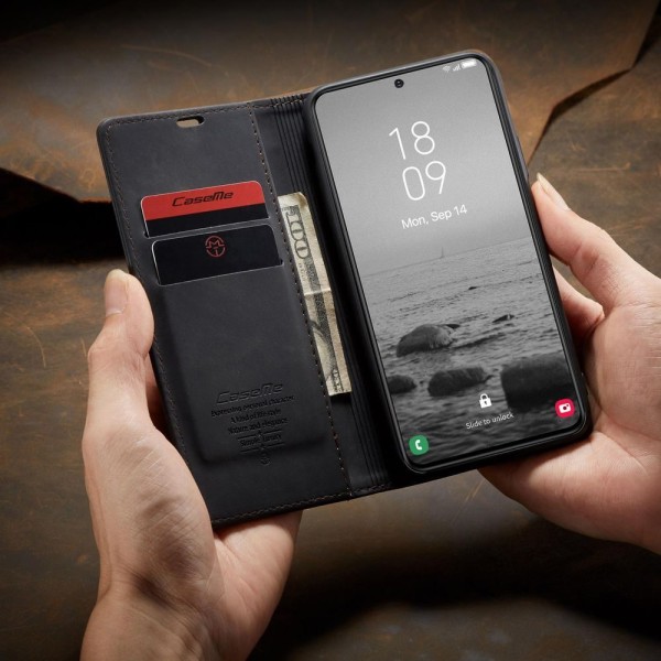 Чохол-книжка CaseMe Нубук для Samsung Galaxy S23 Plus чорний