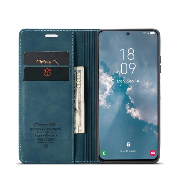 Чохол-книжка CaseMe Нубук для Samsung Galaxy S23 Plus бірюзовий