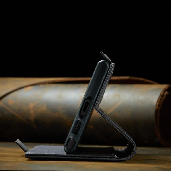 Чохол-книжка CaseMe Нубук для Samsung Galaxy S23 Ultra чорний