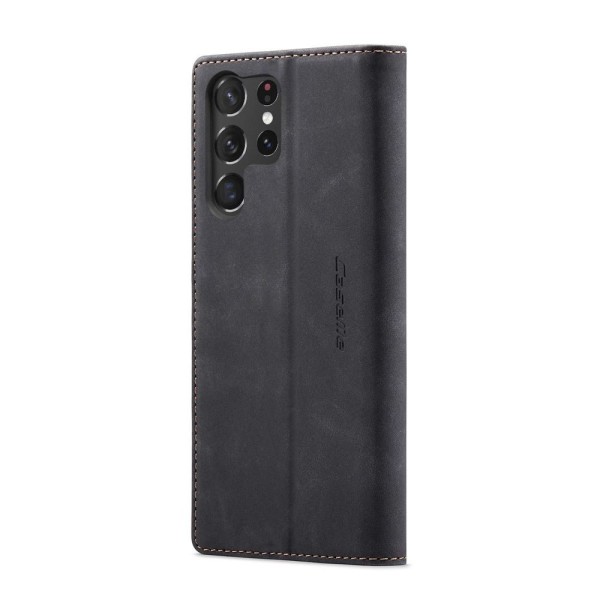 Чохол-книжка CaseMe Нубук для Samsung Galaxy S23 Ultra чорний