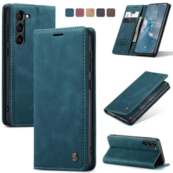 Чохол-книжка CaseMe Нубук для Samsung Galaxy S23 бірюзовий