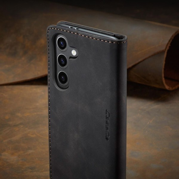 Чохол-книжка CaseMe Нубук для Samsung Galaxy S24+ чорний