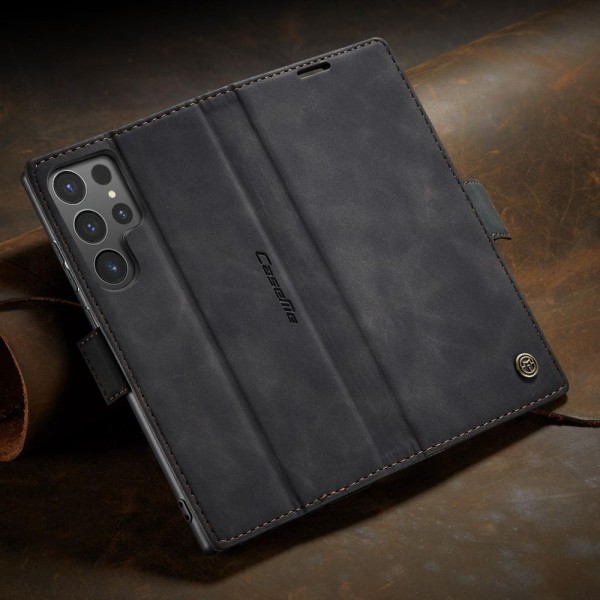 Чохол-книжка CaseMe Нубук для Samsung Galaxy S24 Ultra чорний