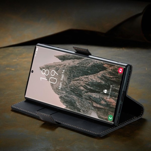 Чохол-книжка CaseMe Нубук для Samsung Galaxy S24 Ultra чорний