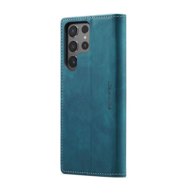 Чохол-книжка CaseMe Нубук для Samsung Galaxy S24 Ultra бірюзовий